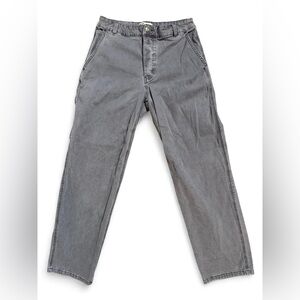 Classic Gray Relaxed Fit Men's Jeans